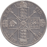 1889 DOUBLE FLORIN ( EF ) - DOUBLE FLORIN - Cambridgeshire Coins