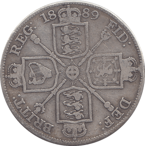1889 DOUBLE FLORIN ( F ) - WORLD COINS - Cambridgeshire Coins