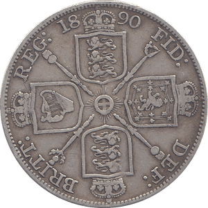 1889 DOUBLE FLORIN ( F ) - WORLD COINS - Cambridgeshire Coins