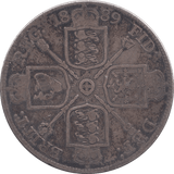 1889 DOUBLE FLORIN ( FINE ) 6 - DOUBLE FLORIN - Cambridgeshire Coins