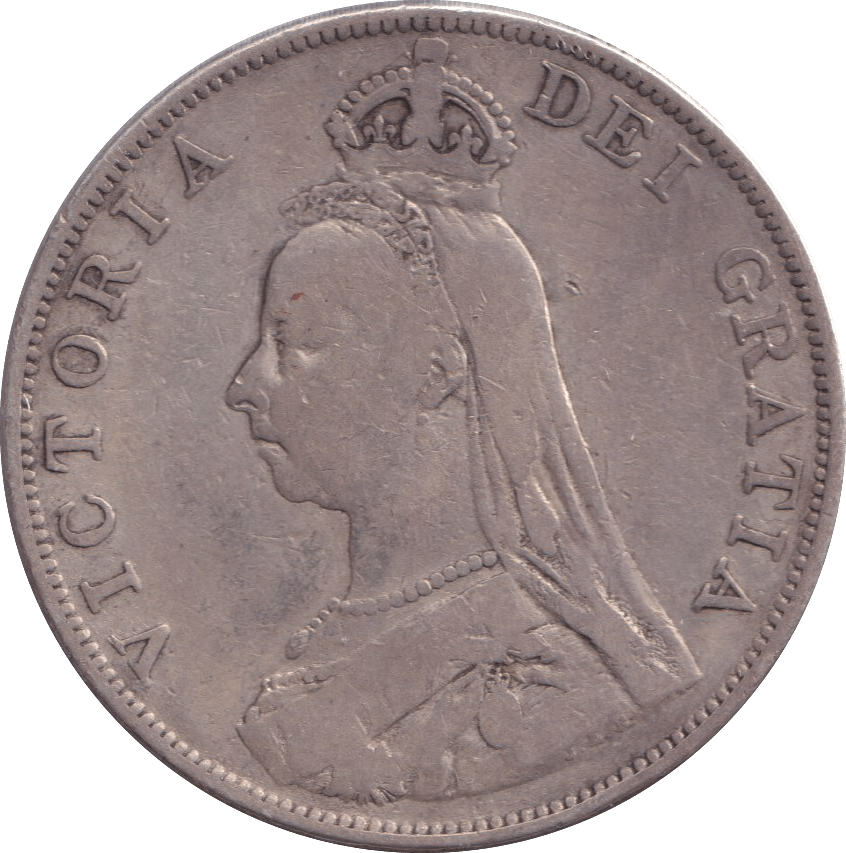 1889 DOUBLE FLORIN ( FINE ) - DOUBLE FLORIN - Cambridgeshire Coins
