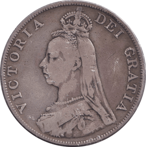 1889 DOUBLE FLORIN ( FINE ) - DOUBLE FLORIN - Cambridgeshire Coins