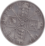 1889 DOUBLE FLORIN ( FINE ) - DOUBLE FLORIN - Cambridgeshire Coins