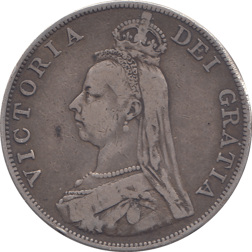1889 DOUBLE FLORIN ( FINE ) - DOUBLE FLORIN - Cambridgeshire Coins