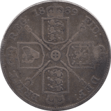 1889 DOUBLE FLORIN ( FINE ) - DOUBLE FLORIN - Cambridgeshire Coins