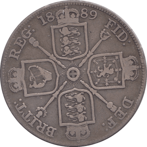 1889 DOUBLE FLORIN ( FINE ) - DOUBLE FLORIN - Cambridgeshire Coins