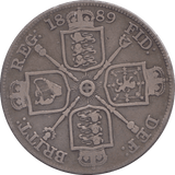 1889 DOUBLE FLORIN ( FINE ) - DOUBLE FLORIN - Cambridgeshire Coins