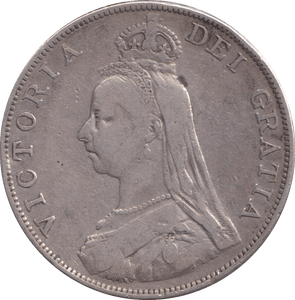 1889 DOUBLE FLORIN ( FINE ) - DOUBLE FLORIN - Cambridgeshire Coins