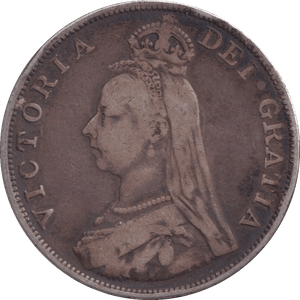 1889 DOUBLE FLORIN ( FINE ) - DOUBLE FLORIN - Cambridgeshire Coins