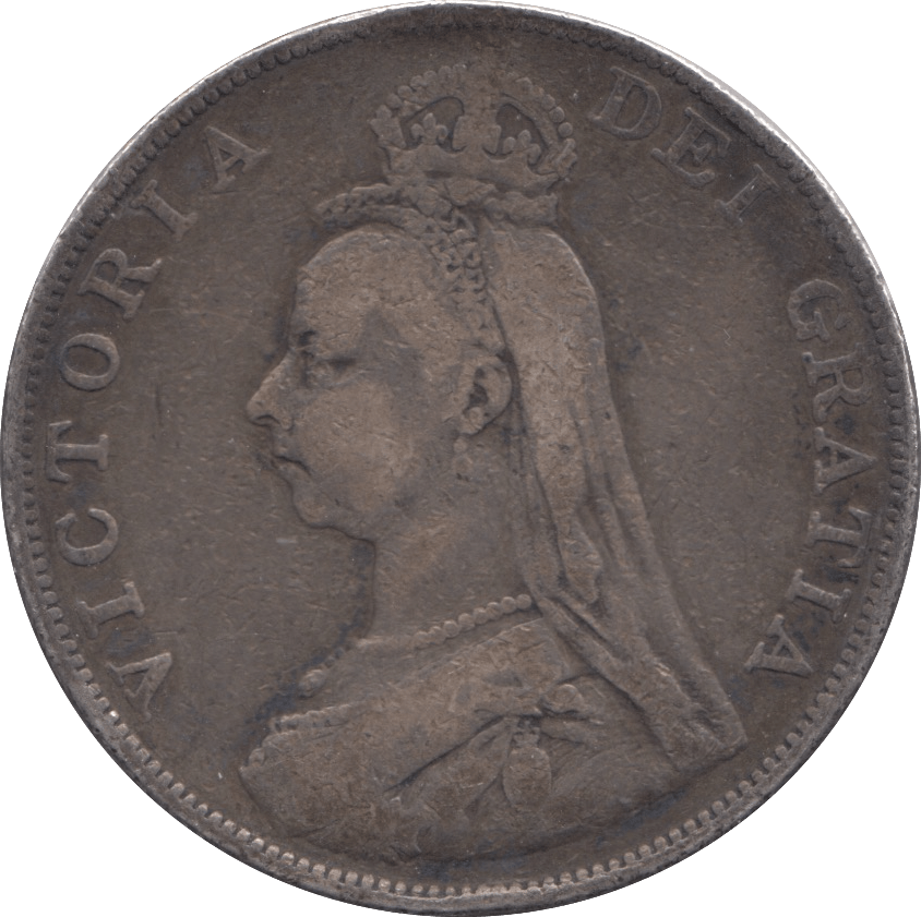 1889 DOUBLE FLORIN ( FINE ) - DOUBLE FLORIN - Cambridgeshire Coins