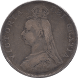 1889 DOUBLE FLORIN ( FINE ) - DOUBLE FLORIN - Cambridgeshire Coins