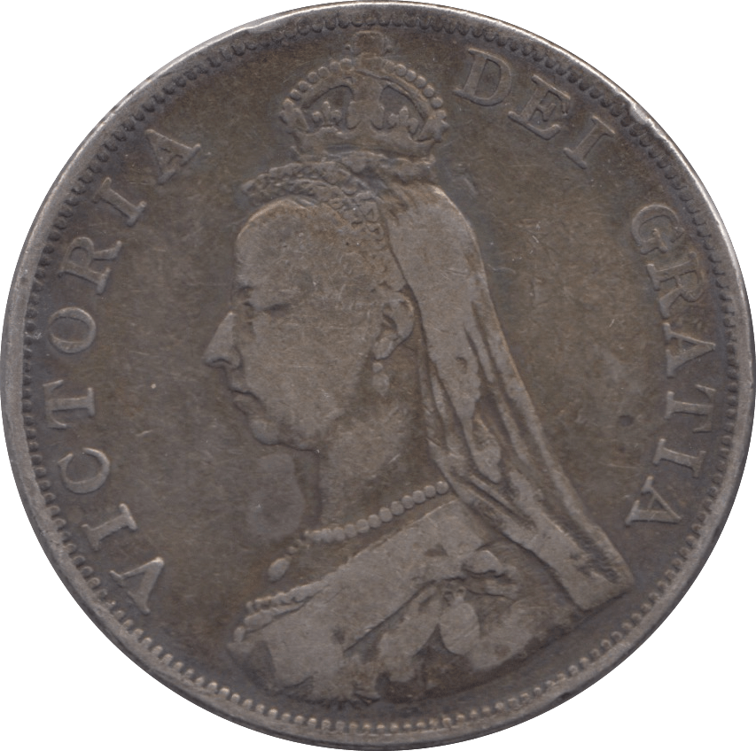 1889 DOUBLE FLORIN ( FINE ) - DOUBLE FLORIN - Cambridgeshire Coins