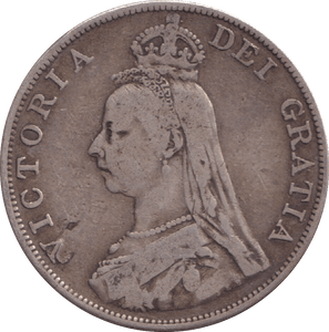 1889 DOUBLE FLORIN ( FINE ) - DOUBLE FLORIN - Cambridgeshire Coins