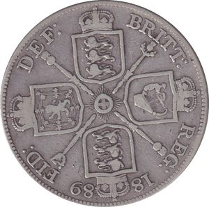 1889 DOUBLE FLORIN ( FINE ) - DOUBLE FLORIN - Cambridgeshire Coins