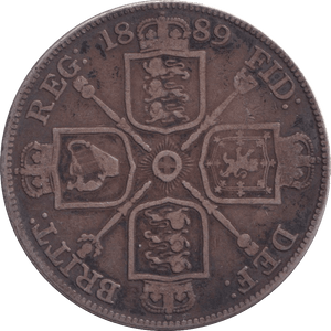 1889 DOUBLE FLORIN ( FINE ) - DOUBLE FLORIN - Cambridgeshire Coins