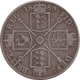 1889 DOUBLE FLORIN ( FINE ) - DOUBLE FLORIN - Cambridgeshire Coins
