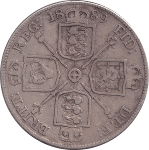 1889 DOUBLE FLORIN ( FINE ) - DOUBLE FLORIN - Cambridgeshire Coins
