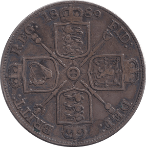 1889 DOUBLE FLORIN ( GF ) 2 - DOUBLE FLORIN - Cambridgeshire Coins