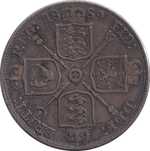 1889 DOUBLE FLORIN ( GF ) 2 - DOUBLE FLORIN - Cambridgeshire Coins