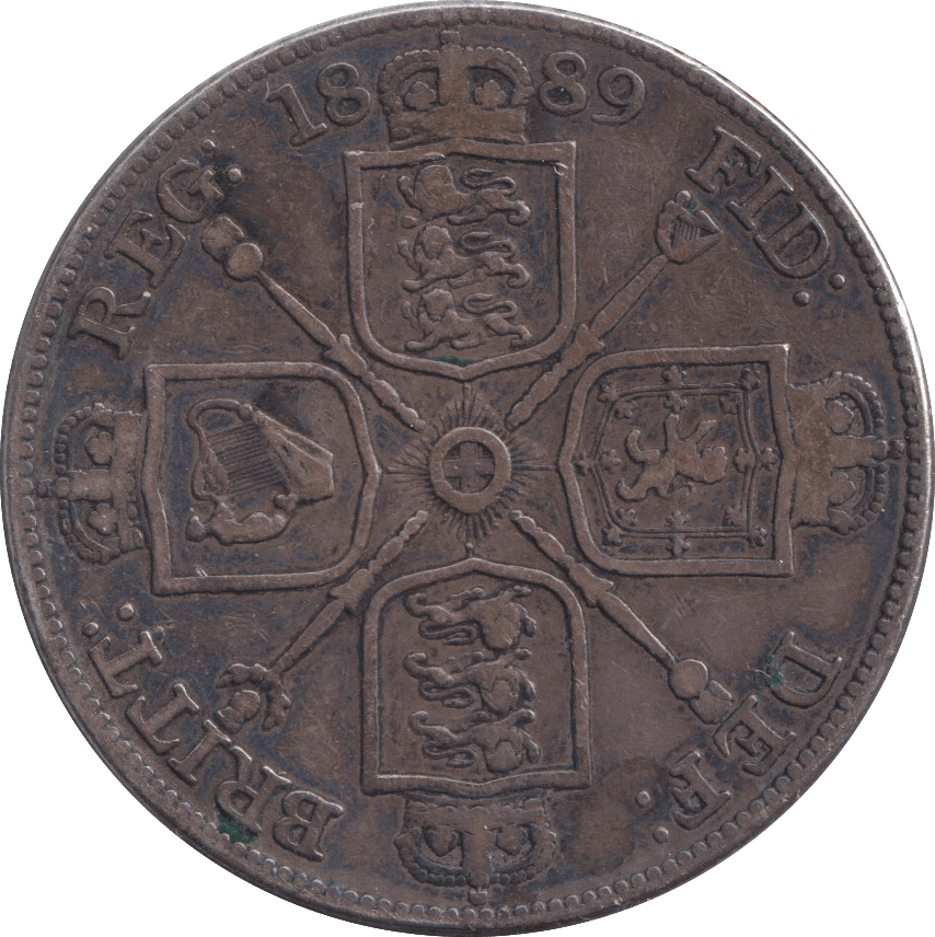 1889 DOUBLE FLORIN ( GF ) 2 - DOUBLE FLORIN - Cambridgeshire Coins