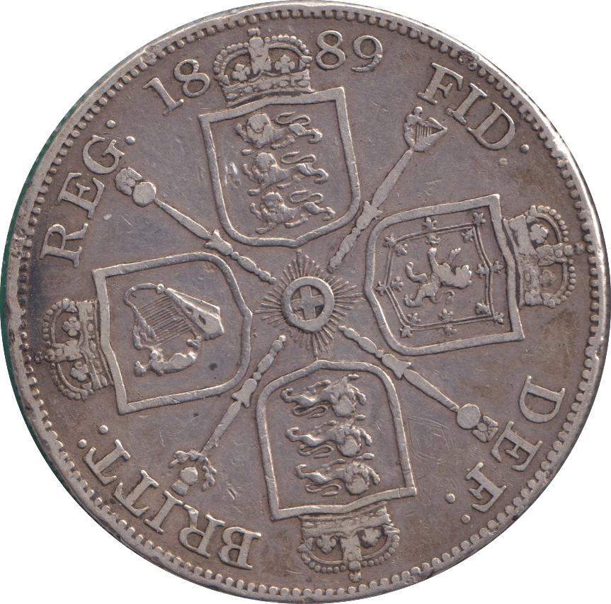 1889 DOUBLE FLORIN ( GF ) - DOUBLE FLORIN - Cambridgeshire Coins