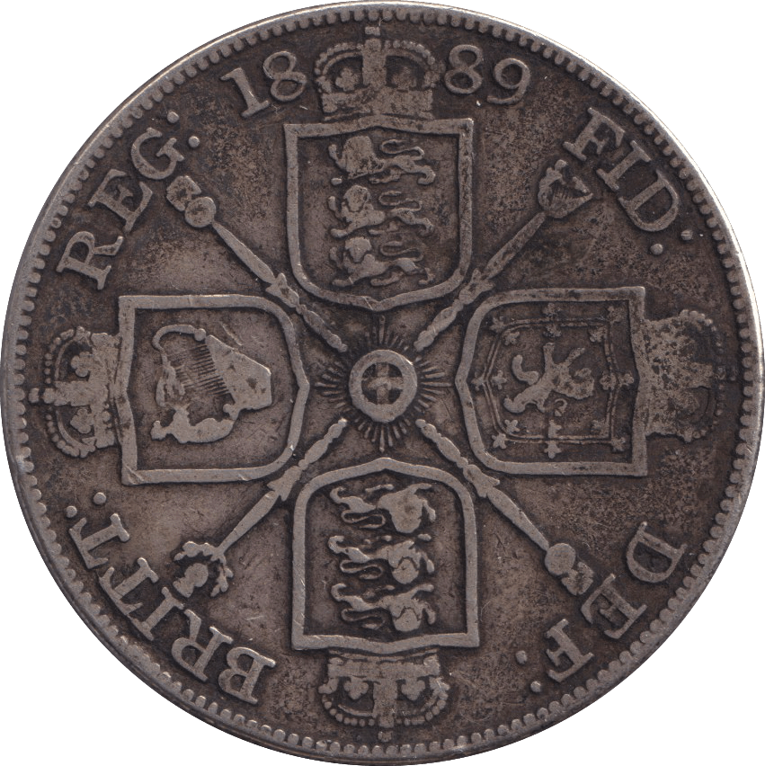 1889 DOUBLE FLORIN ( GF ) - DOUBLE FLORIN - Cambridgeshire Coins