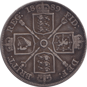 1889 DOUBLE FLORIN ( GF ) - DOUBLE FLORIN - Cambridgeshire Coins