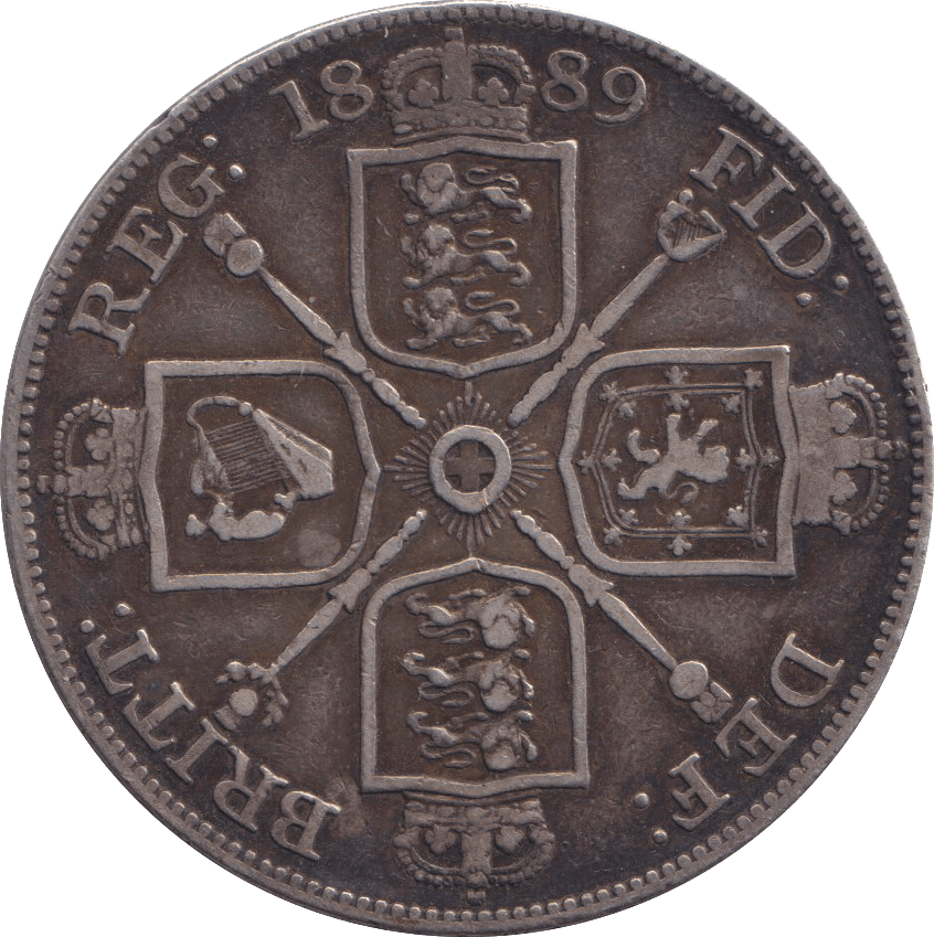 1889 DOUBLE FLORIN ( GF ) - DOUBLE FLORIN - Cambridgeshire Coins