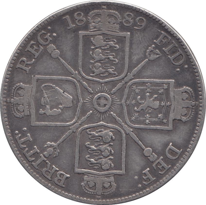 1889 DOUBLE FLORIN ( GF ) - DOUBLE FLORIN - Cambridgeshire Coins