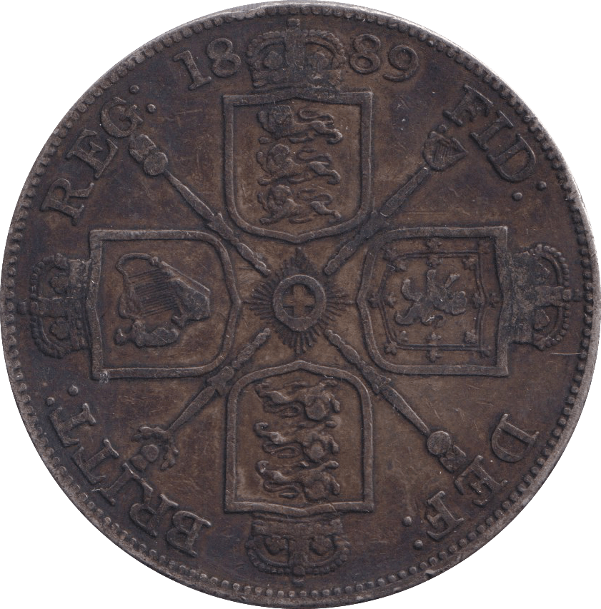 1889 DOUBLE FLORIN ( GF ) - DOUBLE FLORIN - Cambridgeshire Coins
