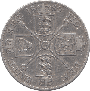 1889 DOUBLE FLORIN ( GF ) - DOUBLE FLORIN - Cambridgeshire Coins