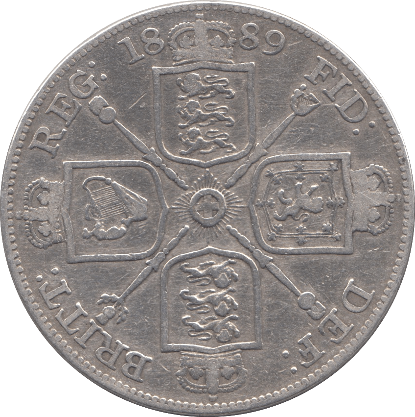 1889 DOUBLE FLORIN ( GF ) - DOUBLE FLORIN - Cambridgeshire Coins