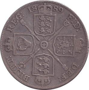 1889 DOUBLE FLORIN ( GF ) - DOUBLE FLORIN - Cambridgeshire Coins