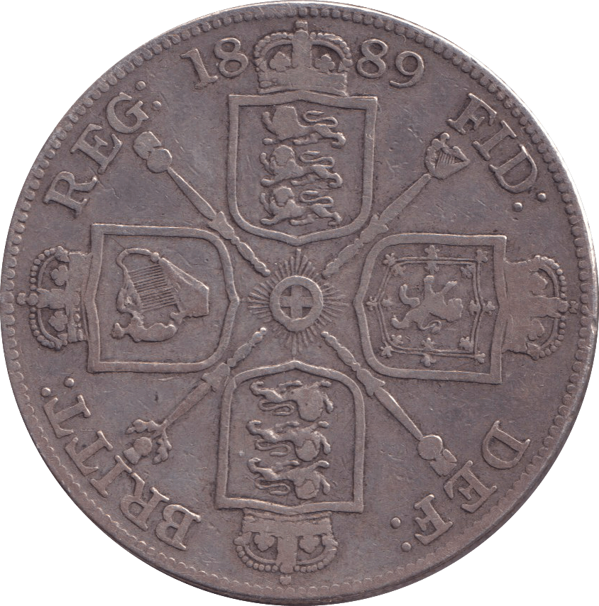 1889 DOUBLE FLORIN ( GF ) - DOUBLE FLORIN - Cambridgeshire Coins