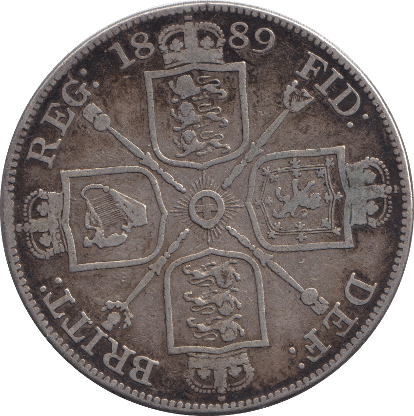 1889 DOUBLE FLORIN ( GF ) - DOUBLE FLORIN - Cambridgeshire Coins