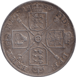 1889 DOUBLE FLORIN ( GF ) - DOUBLE FLORIN - Cambridgeshire Coins