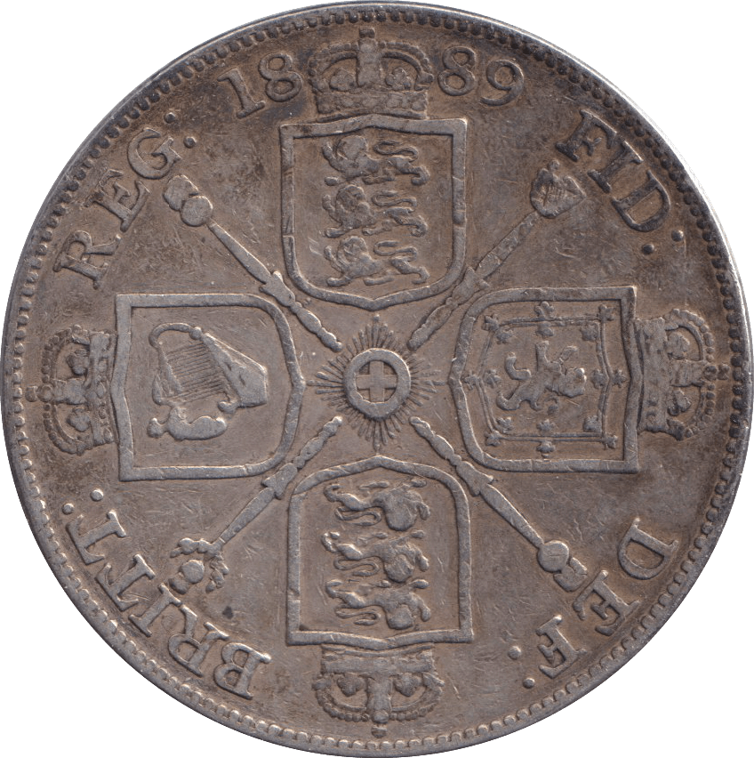 1889 DOUBLE FLORIN ( GF ) - DOUBLE FLORIN - Cambridgeshire Coins