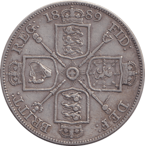 1889 DOUBLE FLORIN ( GVF ) 3 - DOUBLE FLORIN - Cambridgeshire Coins