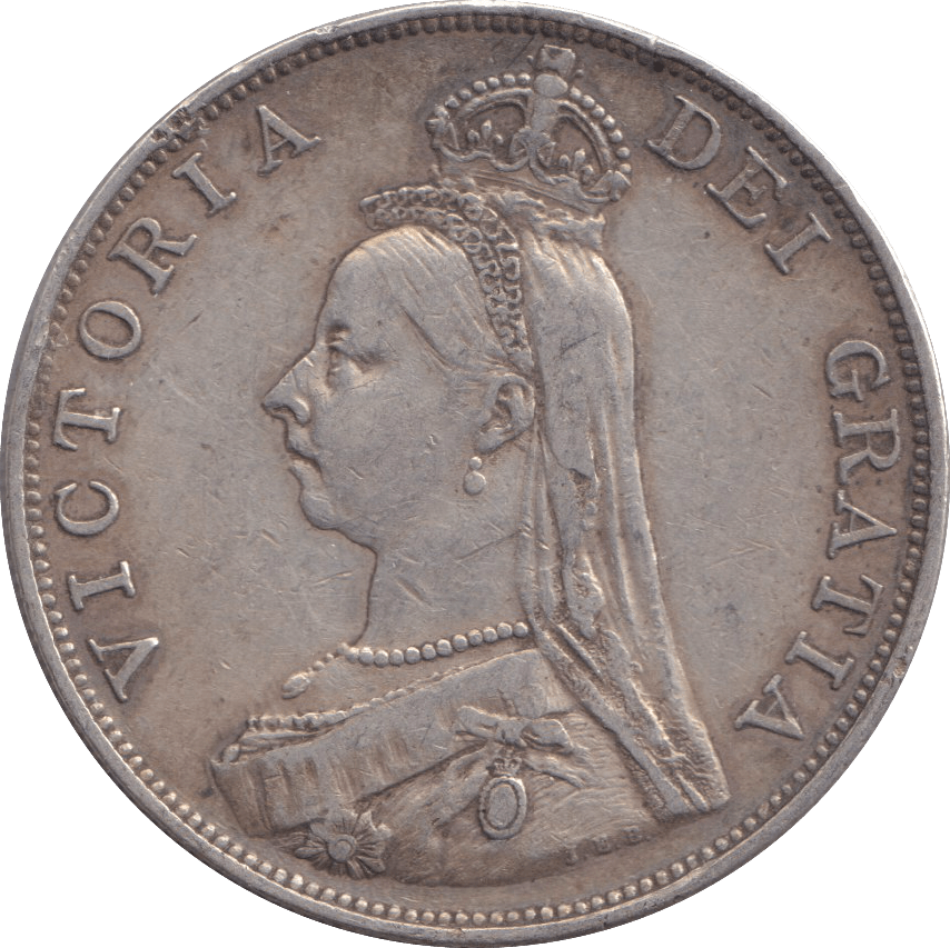 1889 DOUBLE FLORIN ( GVF ) 4 - DOUBLE FLORIN - Cambridgeshire Coins