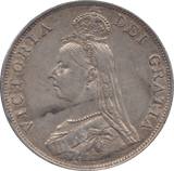 1889 DOUBLE FLORIN ( GVF ) - Double Florin - Cambridgeshire Coins