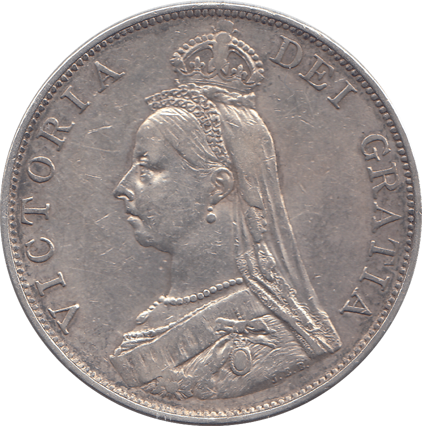 1889 DOUBLE FLORIN ( GVF ) - DOUBLE FLORIN - Cambridgeshire Coins