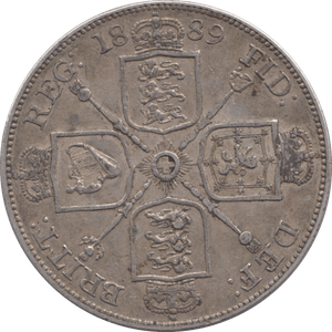 1889 DOUBLE FLORIN ( GVF ) - DOUBLE FLORIN - Cambridgeshire Coins