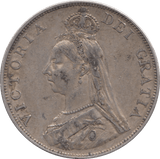 1889 DOUBLE FLORIN ( GVF ) - DOUBLE FLORIN - Cambridgeshire Coins