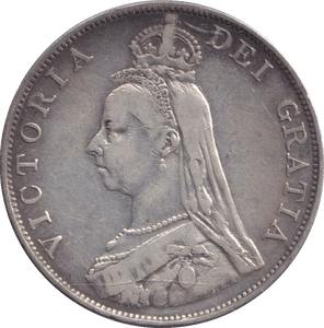 1889 DOUBLE FLORIN ( GVF ) - DOUBLE FLORIN - Cambridgeshire Coins