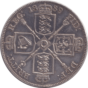 1889 DOUBLE FLORIN ( GVF ) - DOUBLE FLORIN - Cambridgeshire Coins