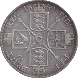 1889 DOUBLE FLORIN ( GVF ) - DOUBLE FLORIN - Cambridgeshire Coins