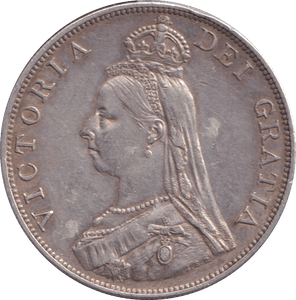 1889 DOUBLE FLORIN ( GVF ) - FLORIN - Cambridgeshire Coins