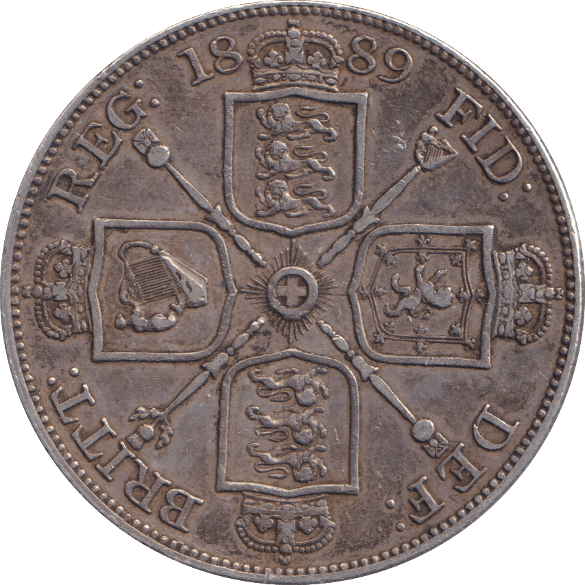 1889 DOUBLE FLORIN ( GVF ) - WORLD COINS - Cambridgeshire Coins