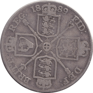 1889 DOUBLE FLORIN ( NF ) - DOUBLE FLORIN - Cambridgeshire Coins