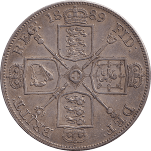 1889 DOUBLE FLORIN ( UNC ) 3 - DOUBLE FLORIN - Cambridgeshire Coins